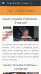 Mobile Screenshot of gojukaratecenter.com